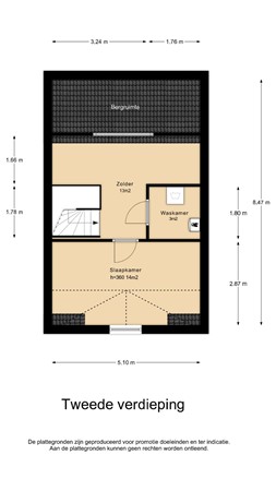 Floorplan - Bundelzwam 43, 3451 HS Vleuten